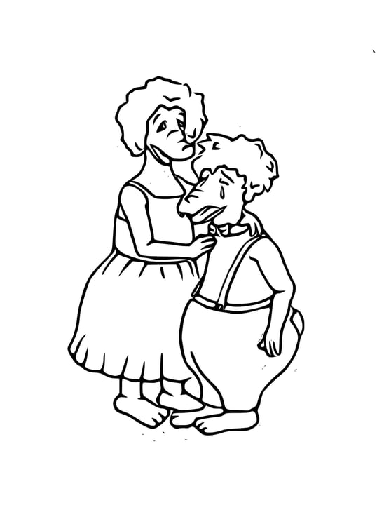 To Tease a Bummble Coloring Page